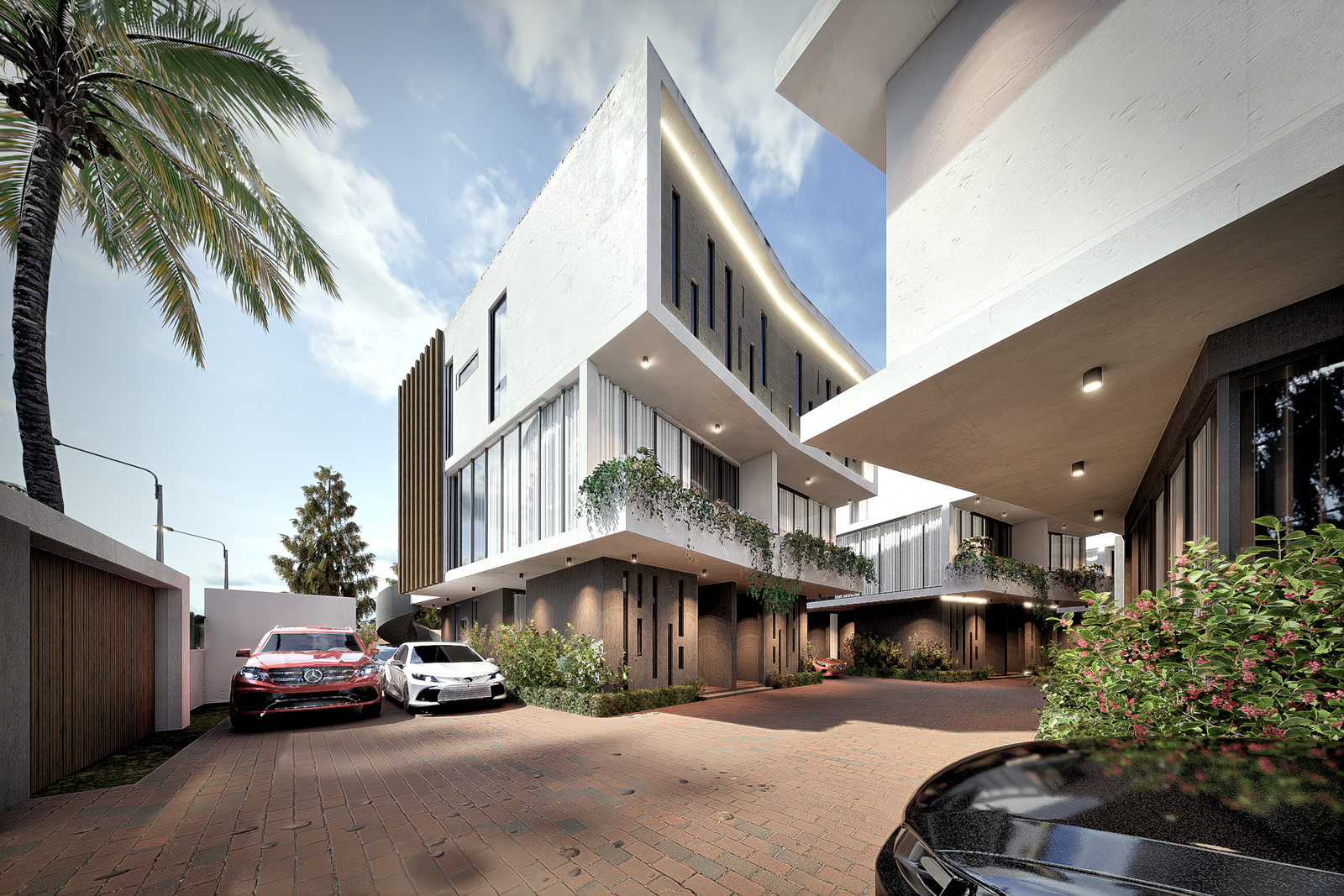 Architectural view of the residential development in Mende Maryland Lagos